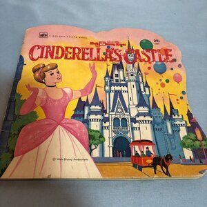 VINTAGE 1972 Cinderella's Castle Golden Paperback Book Collectible #F73